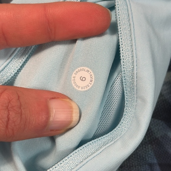 Lululemon Speed Up Short Long *4" Updated Fit City Shadow Alpine White Multi - Picture 6 of 7